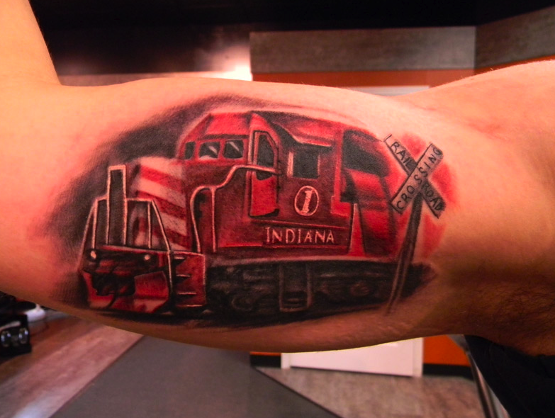 2. Thomas the Train Tattoo Ideas - wide 7